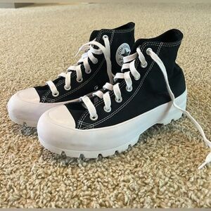 Black Chuck Taylor All Star Lugged Canvas